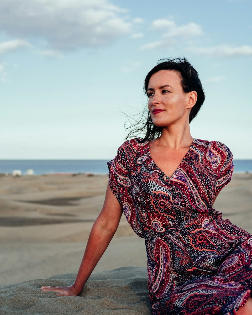 Paisley V-Neck Dress