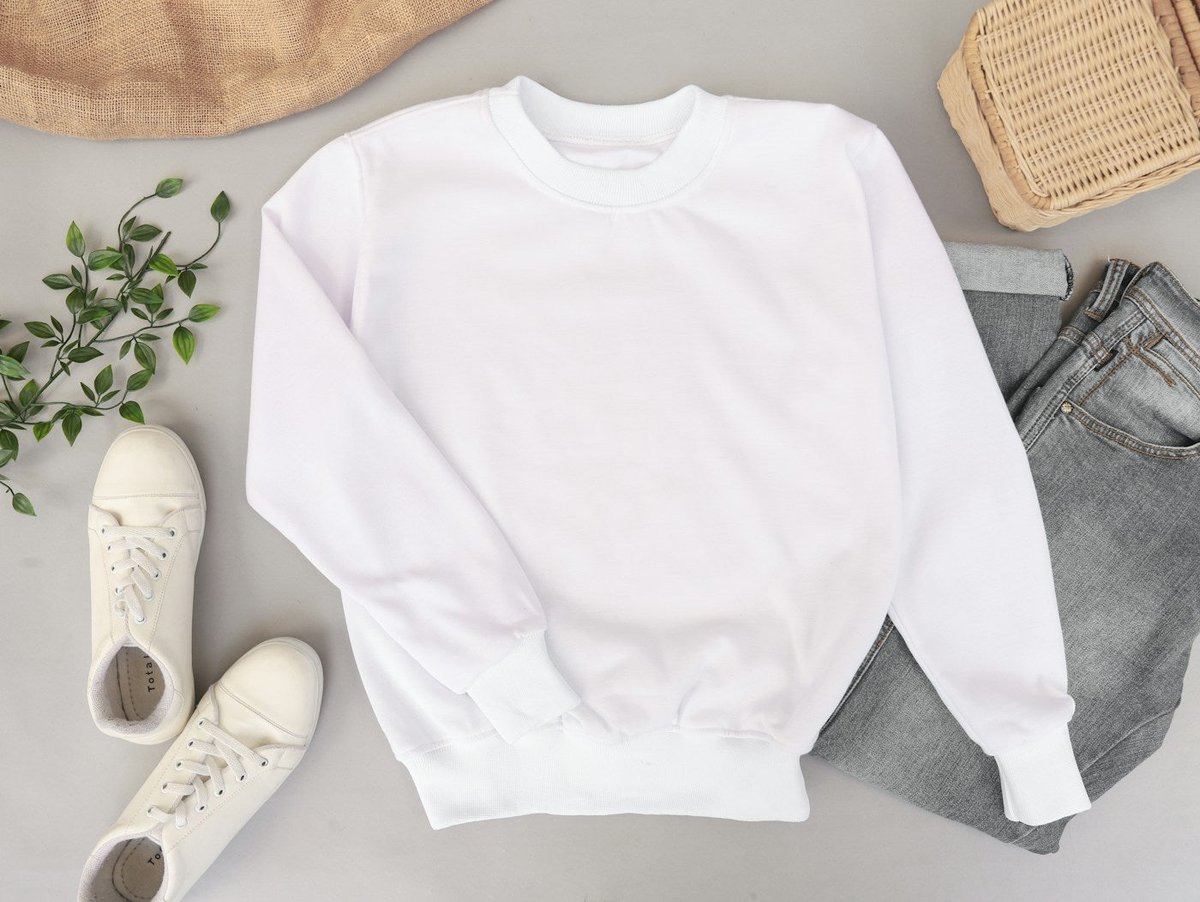 White Crewneck Sweatshirt
